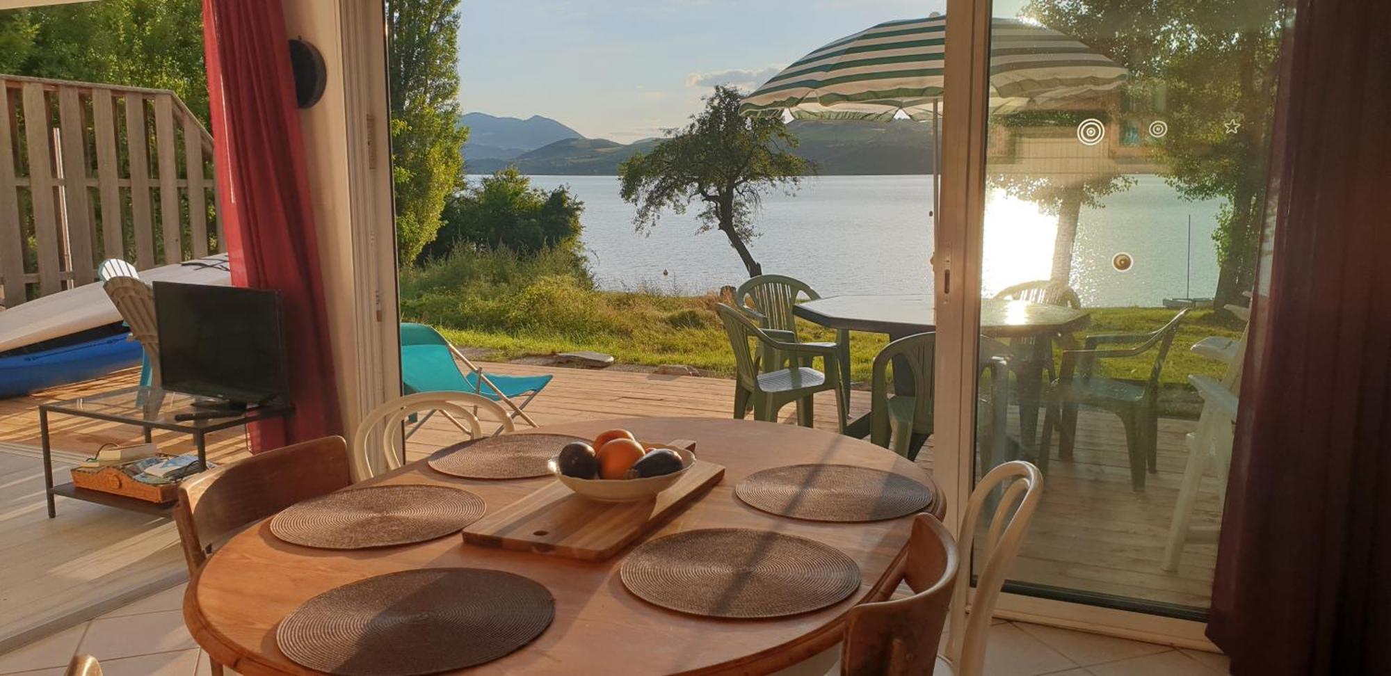 Rez De Plage-Canoe+Paddle-70M² Savines Exterior foto